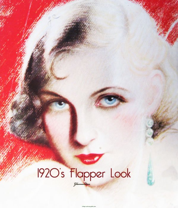 1920s Flapper makeup Style