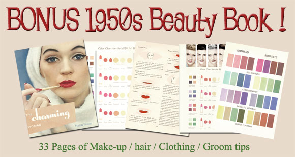 1950's beauty and Makeup Book - This Charming Woman