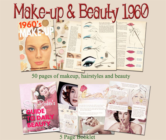 Vintage Makeup Guides Beauty