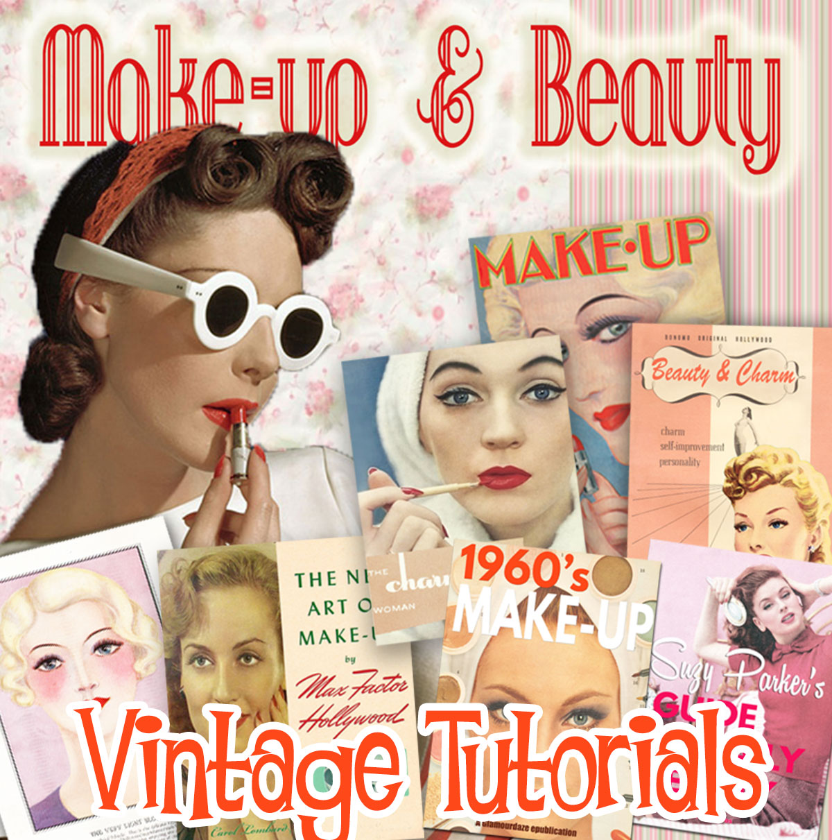 vintage make-up tutorials