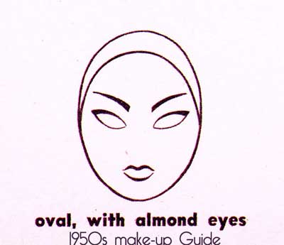 1950s-eyebrow-shape---oval-face-with-almond-eyes
