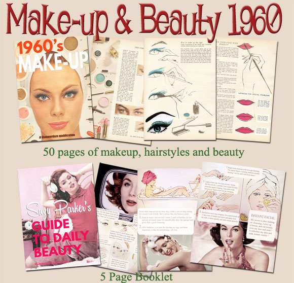 1960s Makeup Tutorial Books