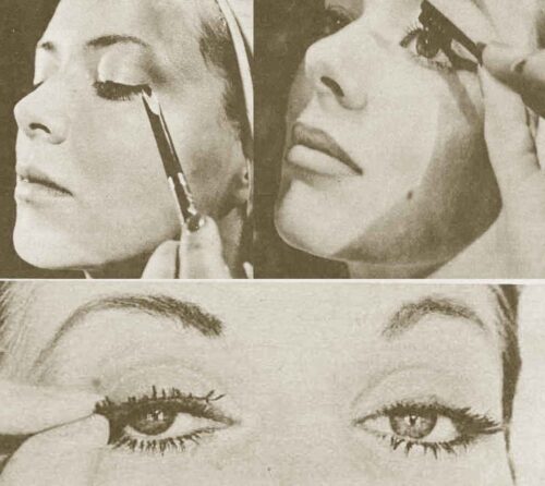 1950s-Star-Hints-on-Eye-Glamour---pencil-mascara-lashes