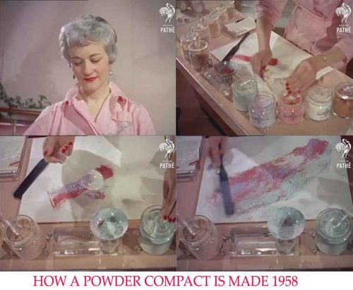 How a Powder Compact was Made - 1958