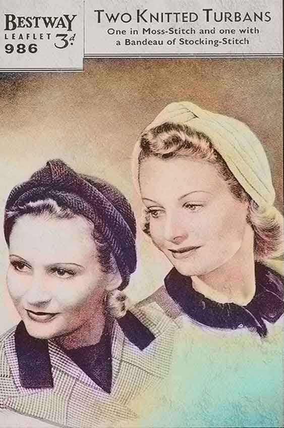 1940-Turban-Pattern-Women in World War 2