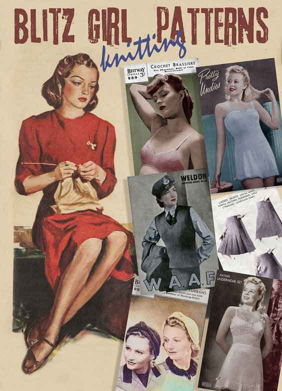 Women in World War 2 - 1940s-Wartime-Patterns-Book
