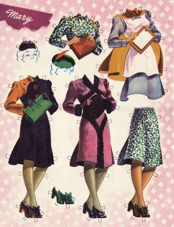 Girls-in-the-WAR-Paper-Dolls-Booklet---Download-WW2-Women-Pack