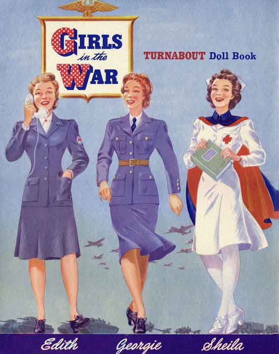 Women in World War 2 - Paper Doll Fashion