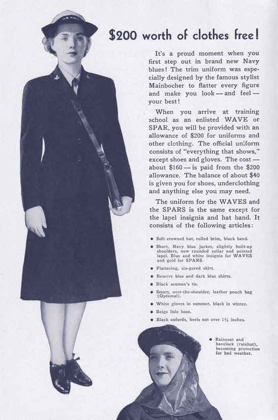 Join-the-SPARS-or-WAVES-Booklet-Women in World War 2