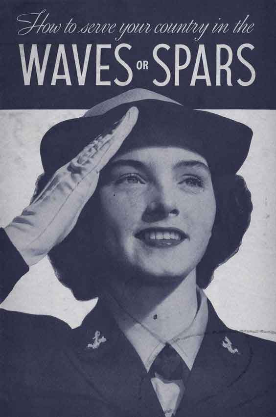 Women in World War 2  - Join-the-WAVES-or-SPARS-Booklet-