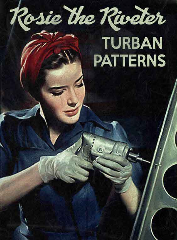 Rosie-the-Riveter-Turban-Patterns---Download-WW2-Women-Pack