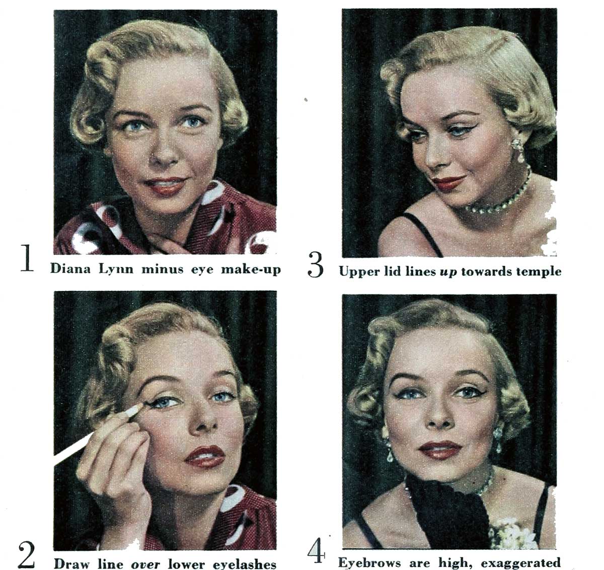 1950's makeup guide Archives - Vintage Makeup Guides