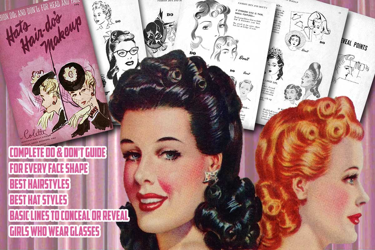 Hats Hairdos and Makeup 1943