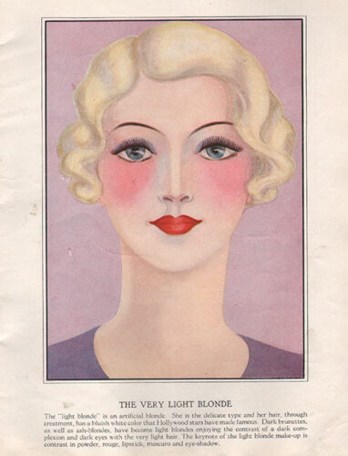 1930s makeup book