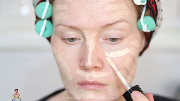 foundation and concealer